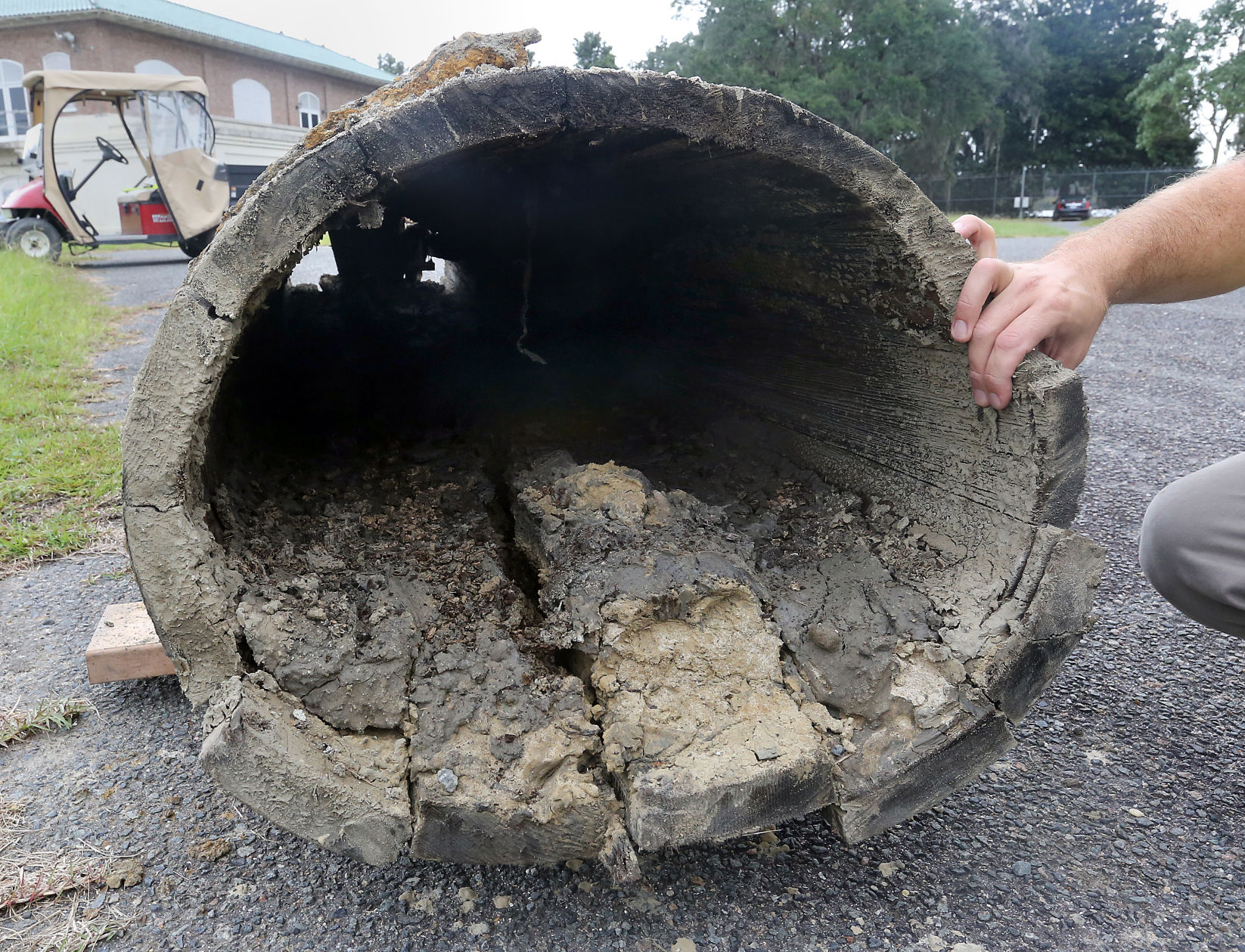 Old Wood Stave Pipe